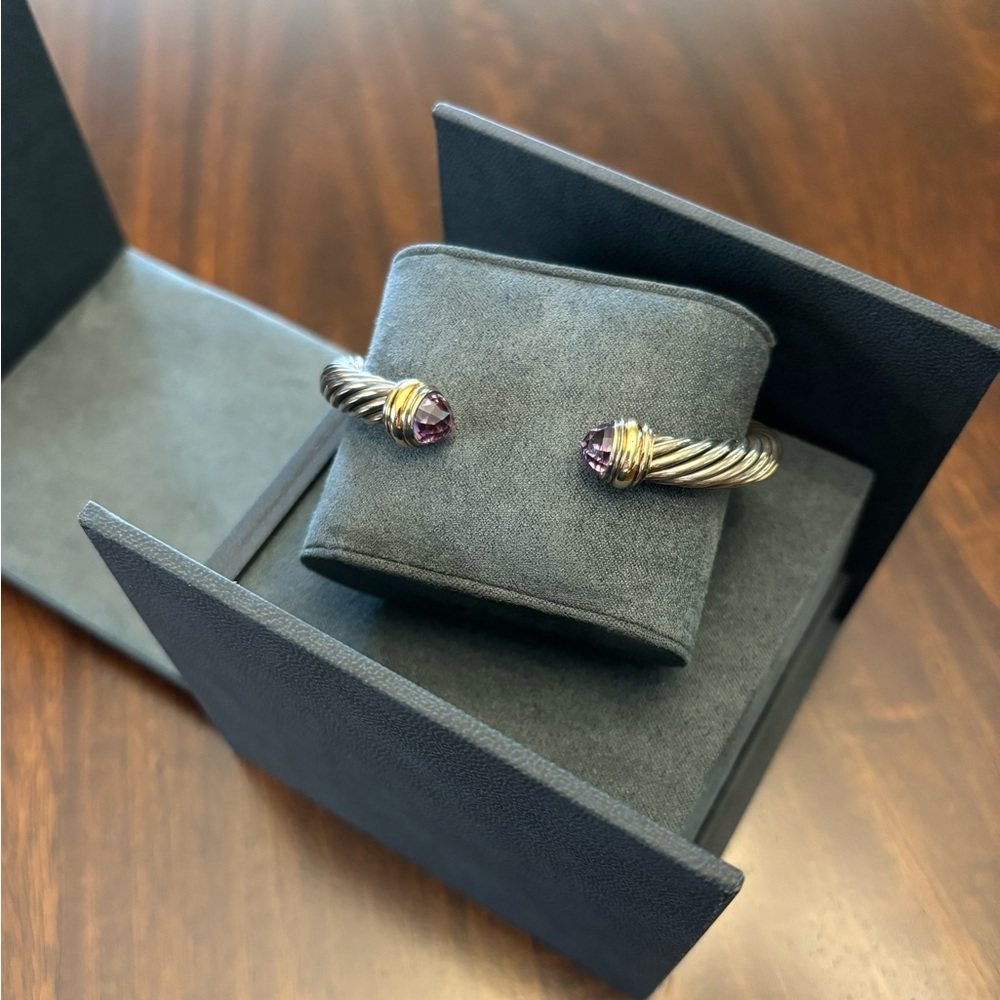 DAVID YURMAN 💜 AUTHENTIC Classic Cable Bracelet 7mm - Picture 5 of 15